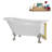 58" Streamlin Clawfoot Tub,Tray,Drain, Clawfeet-101628925-102219868