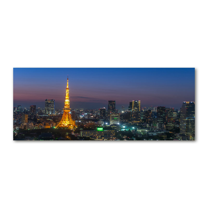 Tower In Tokyo - Wrapped Canvas Print, Canvas, 50cm H x 125cm W