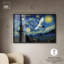 «Crane Starry Night Shadowbox» par Pet Remedy-115130596-115130599