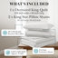 Ensemble de courtepointe surdimensionnée Southwest Fine Linens-1368851784-1368851786