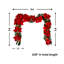 26" Holiday Poinsettia Wreath And 9' Garland