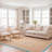 Joanna Auckland Bamboo Natural/Turquoise Area Rug-1820319737