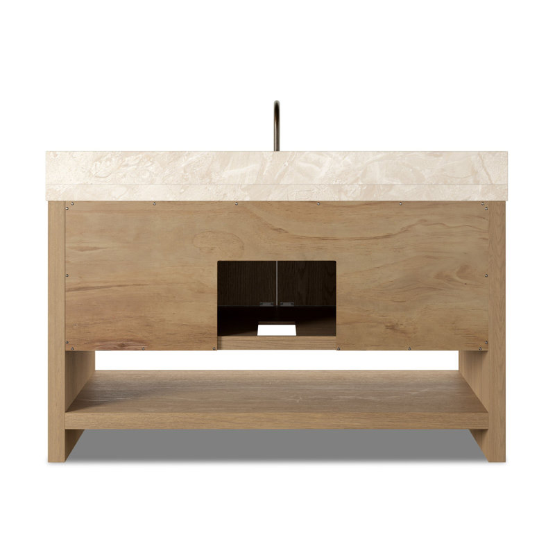 Anthem Single Vanity, Satin Light Wash Oak