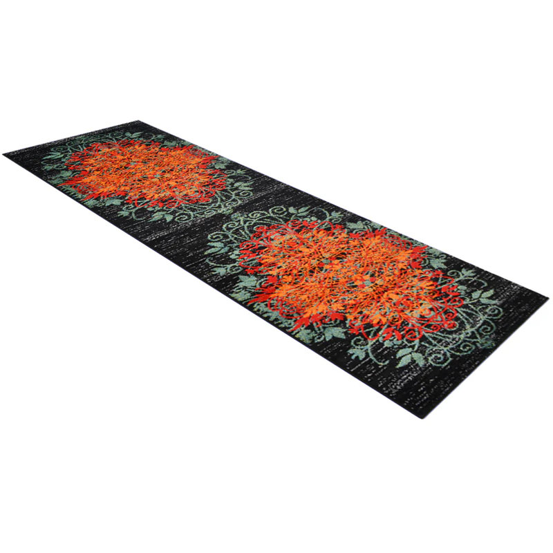 Machine Made Heatset Polyproplyene Area Rugs - Multicolor, Floral Modern Design, Low Pile Machine Made Area Rugs for Living Room, Bed Room