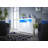 Aube White 3 Door Sideboard Buffet with Lights . Glossy 