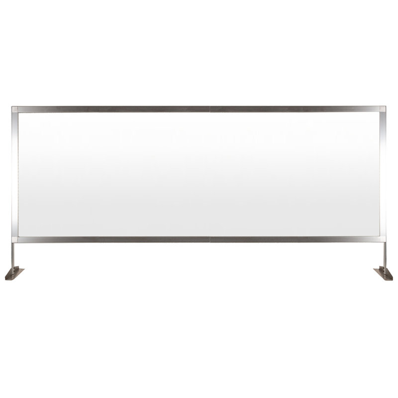 Écran de comptoir Medipanel, H 32,5 po x l 72 po x P 12 po, Givré
