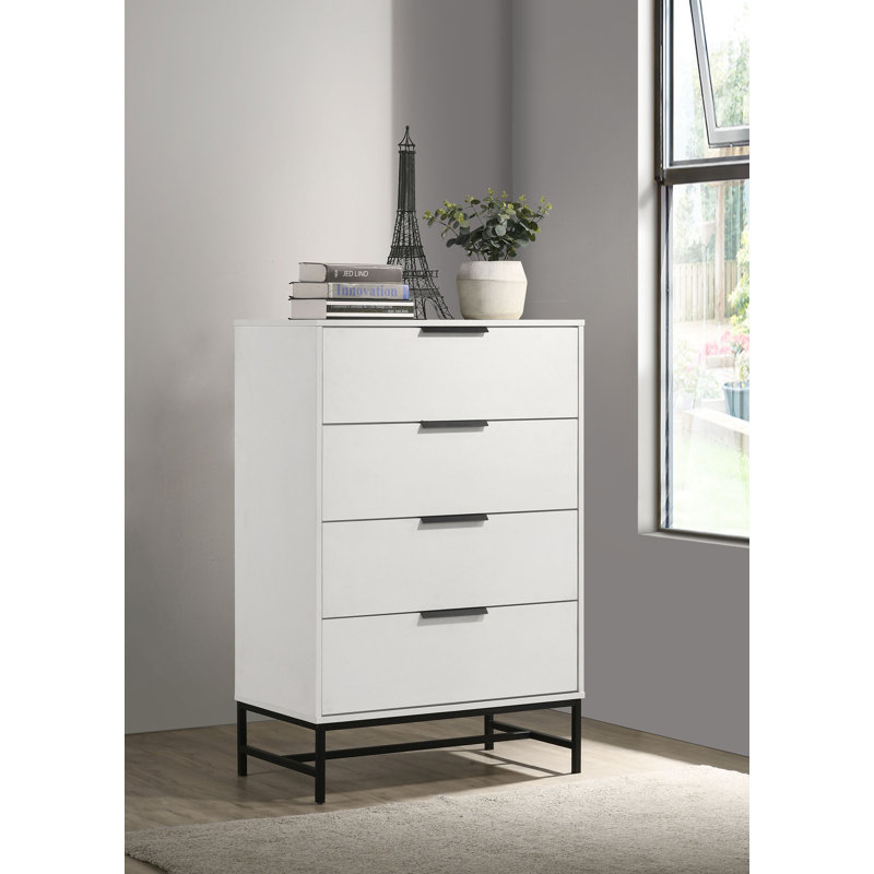 Campana 4-drawer Bedroom Chest White
