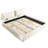 Chenille Cloud Bed Frame With Thickened, Movable Headboard-479578014