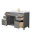 Beckett 54" Freestanding Single Bathroom Vanity with Cultured Marble Top-760643050-768606416-768606383