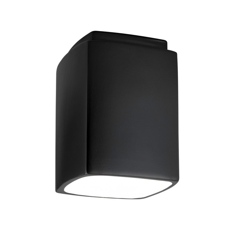 Sumatra Single Light Ceramic Flush Mount