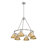 Felda 6 - Light Steel Dimmable Cone Chandelier-99998925-99998923