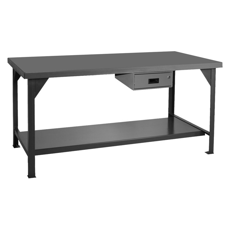 Steel Top Workbench, 34" H x 72" W x 36" D