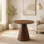 Ensemble de 2 tables basses gigognes rondes avec niche intégrée pour chat