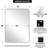 Inse Modern Rounded Rectangle Bathroom Vanity Mirror | Stainless Steel Frame-1664187101-1641937140