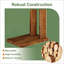Table de chevet, table de bout et table d'appoint en forme de C