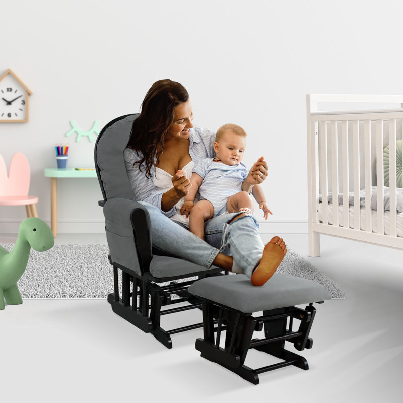 Swivel Glider Recliner Best Nursery Glider With Ottoman Best Baby