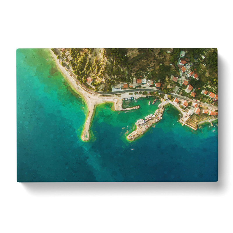 Croatia From Above - Wrapped Canvas Print, 40cm H x 60cm W x 3cm D