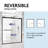 CS 50- 54W x 76"H Double Sliding Semi-Frameless Glass Shower Door with 5/16" (8mm) Clear Tempered Glassr, Stainless Steel Hardware, Perfect Adjustment Uneven Walls-105786445