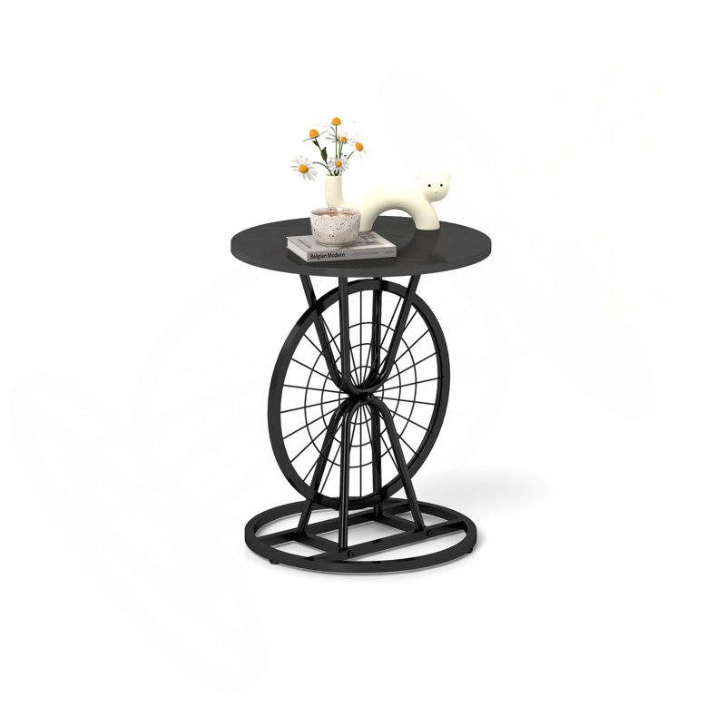 Table d'appoint 2 pièces Vintage Industrial