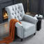 Fauteuil inclinable manuel 29,92 po avec garniture cloutée