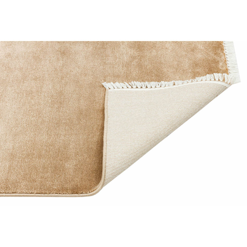 Tapis à aire beige en laine Brentry, Rectangle 2 pi 8 po x 5 pi