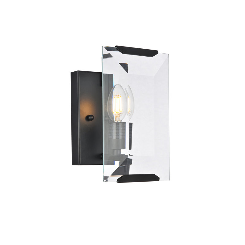 Fouke Armed Sconce, Flat Black (Matte)