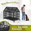 Cage pour chien robuste 52 po avec toit