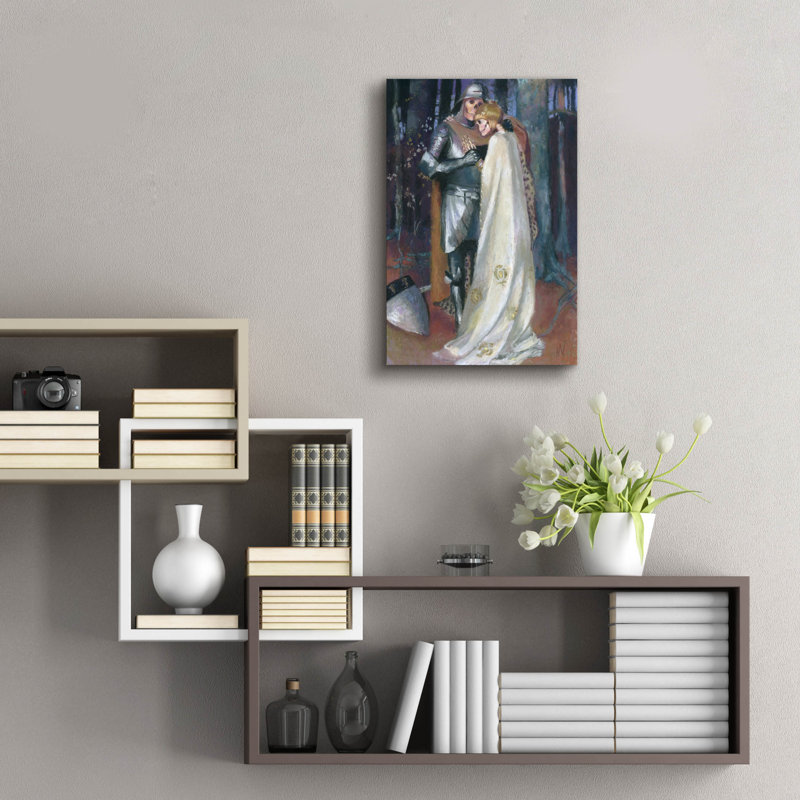 «Neverender Love Story» par Marie Marfia, art mural en verre acrylique, H 24 po x l 16 po x P 0,2 po