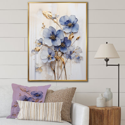 Bleu et or Exquisit Violets IV