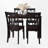 Kirkendall 4 - Person Four Leg Dining Set-1084461674-1084461673