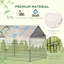 Parc portable d'extérieur pour animaux avec construction durable et utilisation polyvalente pour les petits animaux de compagnie
