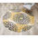 Floral Yellow/Dark Gray/Ivory Area Rug