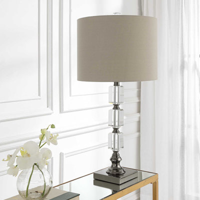 Lampe de table transparente 28,5 "