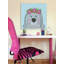«Dog with Flowers», reproduction sur toile tendue-19625614