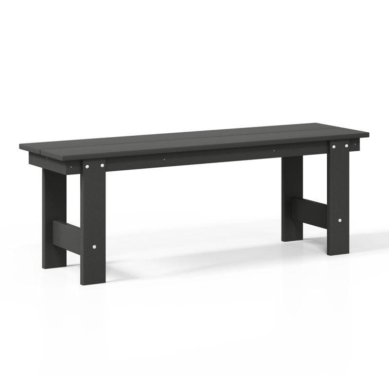 Banc de patio 48 po, Gris