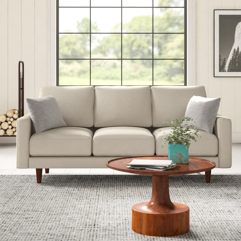 Canapé à accoudoirs carrés Craigmont, Beige, H 33,1 po x l 71,7 po x P 31,7 po