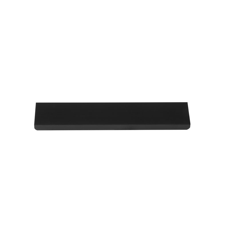 Matte Black Aluminum Finger Edge Cabinet Pull Set