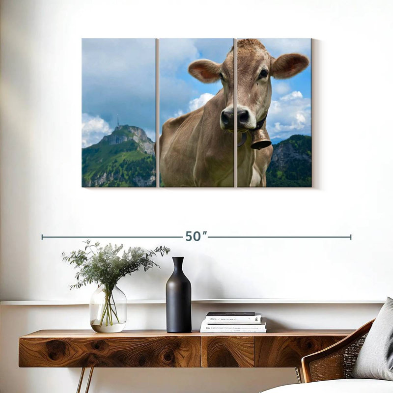 Brampt Proud Swiss Cow, 24" H x 38" W