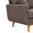 Brown, Corduroy, 2, Mid-Century , Flared Arms, Matching Pillows, Compact Design Mid-Century, Corduroy Solid Wood Frame, Clean Lines, Throw Pillows-1393352656