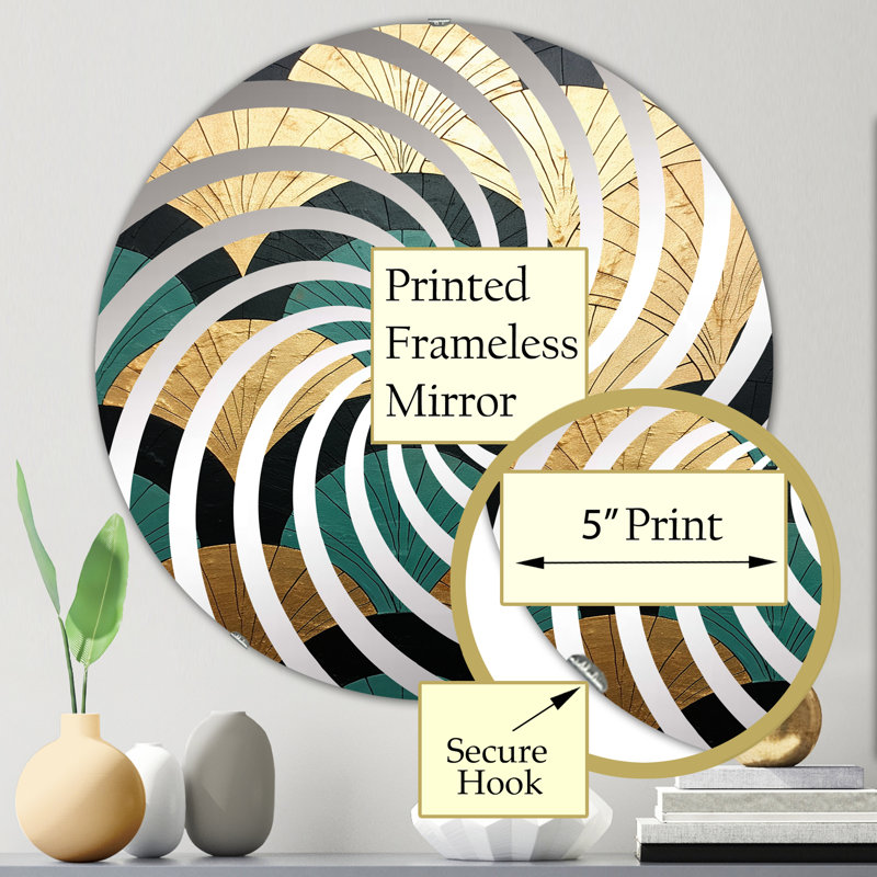 Clayson Circle Mirror, 23.6" x 23.6"