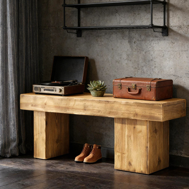 Entryway Bench,Wooden Bench,End-Of-Bed Seat