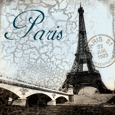 Old Paris - Wrapped Canvas Print