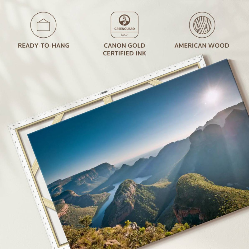 Ravi Blyde River Canyon Sunrise, H 26 po x l 39 po