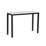 PARSON MARBLE CONSOLE TABLE BLACK BASE