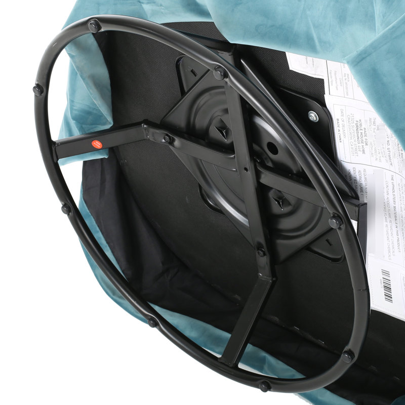 Confortable fauteuil pivotant en velours bleu pour transformer votre décor intérieur - un choix de sièges élégant et élégant