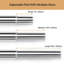 Extendable Plain Metal Curtain Pole And Hardware Set with Finials-1573254069-1573254067