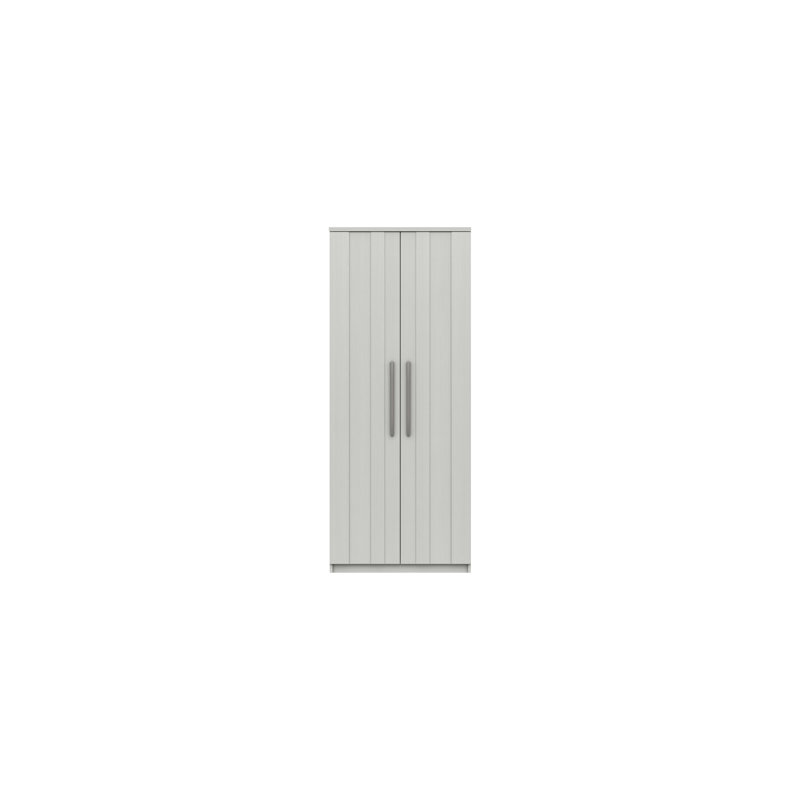 Mcginley 2 Door Manufactured Wood Wardrobe, White
