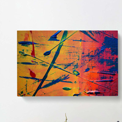 Abstract Art Painting Vol.157 by S.Johnson - Wrapped Canvas Painting