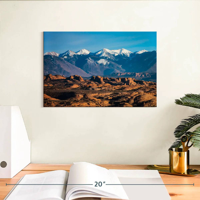 Paysage de montagne Alvord La Sal, H 8 po x l 12 po