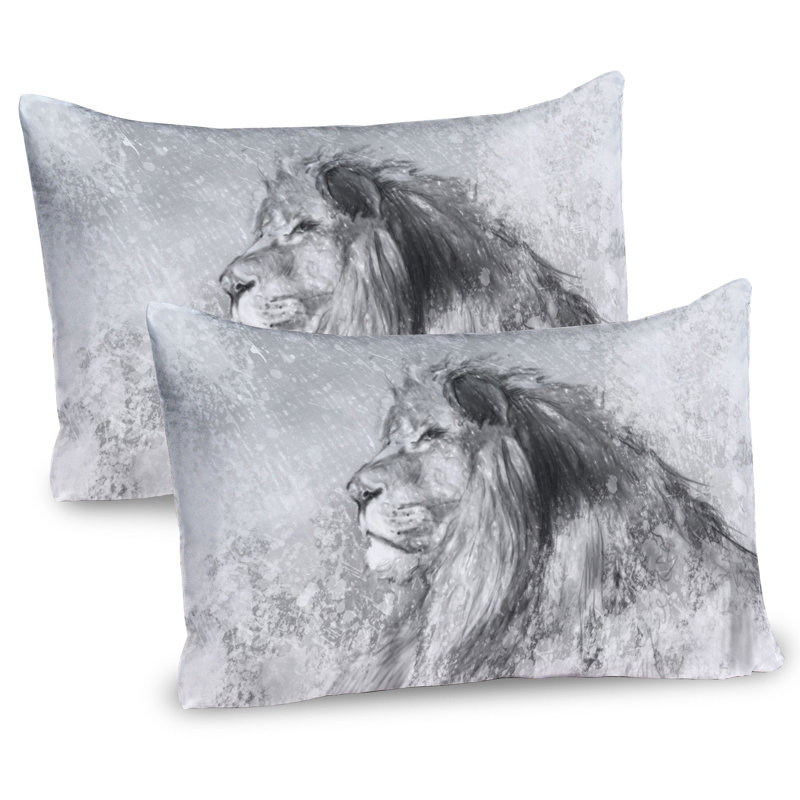 Ensemble de 2 taies décoratives gris pâle Ambesonne, H 20 po x l 30 po